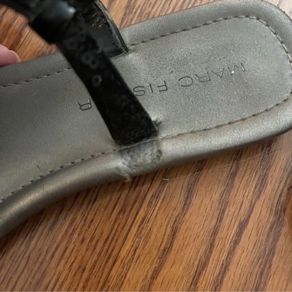 Marc Fisher Sequined Flat Sandals Size 7.5 Women - Picture 4 of 8